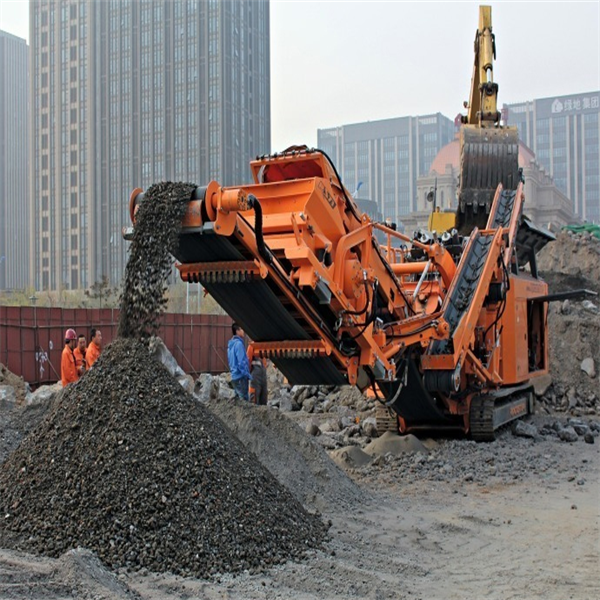 建筑垃圾制砂，就選移動式破碎制砂機